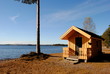 kleine Hütte am See