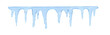 icicles on the white background icicles on the white background