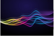 Abstract Wave Colorful Background