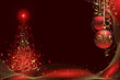 Christmas tree and balls Christmas tree and balls