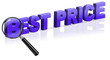 best price bargain offer sales button