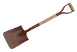 Shovel Isolated on a White Background.