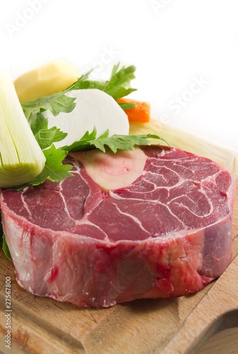 Foto: jarret de boeuf avec os jarret de boeuf avec os