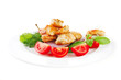 chicken meat and vegetables