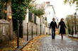 Couple in Paris at Montmartre