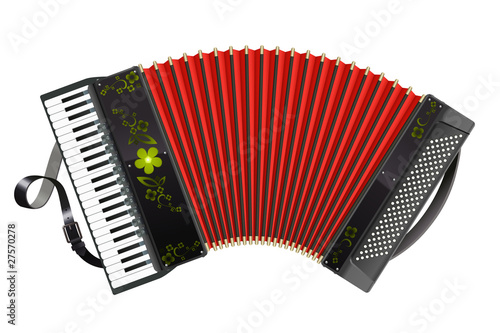 Vector: Stretched black Accordion Stretched black Accordion