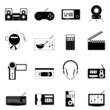 electronic icon set
