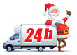 Vector: Christmas delivery Christmas delivery