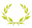 Green Laurel Wreath