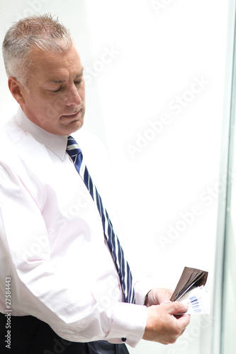 Photo: Man with a wallet Man with a wallet