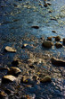 Running water and stone at a river Running water and stone at a river