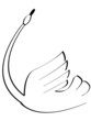abstract swan