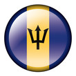 barbados flag button