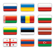 Extra glossy flags - Eastern Europe