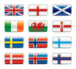 Extra glossy flags - Northern Europe