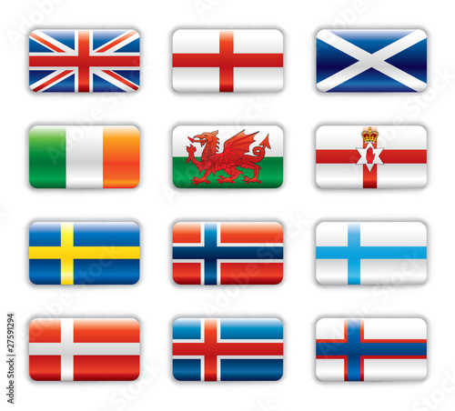 flags of europe. flags - Northern Europe