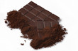 chocolate white background