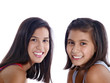 two happy girls