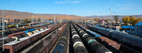 Photo: Slyudyanka railway station, Trans-Siberian Railway. Lake Baikal. Slyudyanka railway station, Trans-Siberian Railway. Lake Baikal.