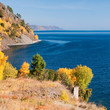 Autumn at Lake Baikal - oldest, deepest lake in the world