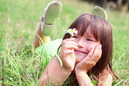 Photo: The child is smiling The child is smiling