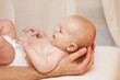 Foto: Baby in fathers hands Baby in fathers hands
