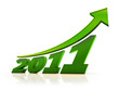 Illustration: 2011 éxito 2011 éxito