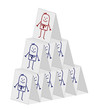 Photo en ligne au meilleur prix company teamwork pyramid