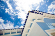 modern house and sky