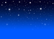 Abstrakter Nachthimmel mit blauem Hintergrund
