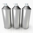 Sprühdosen silber