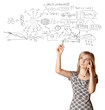 businesswoman writting something