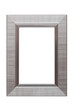 Silver frame isolated on white background Silver frame isolated on white background