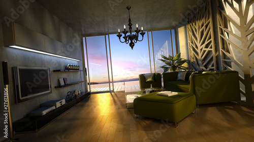 Modern Living Room Design on Modern Living Room Design Serdar Akbulut 27613806 Portfolio Ya