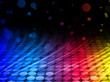 Disco Abstract Colorful Waves on Black Background Disco Abstract Colorful Waves on Black Background