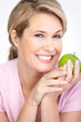 Woman with apples Woman with apples