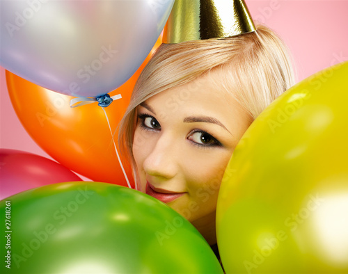 Photo: blonde party girl blonde party girl
