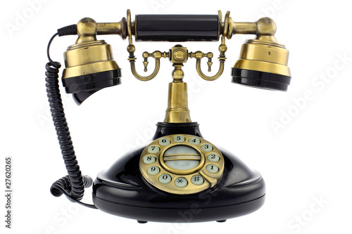 Photo: old-fashioned telephone old-fashioned telephone