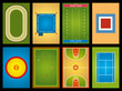 sports grounds