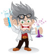 Mad Scientist Cartoon Character Mad Scientist Cartoon Character