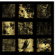 Golden frames vector