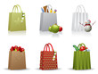 Christmas shopping bag