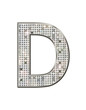 D - Alphabet strass et paillettes