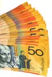 Australian money fan