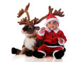 Santa and Reindeer Santa and Reindeer