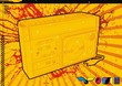 Detailed illustration of a retro style 80’s Ghetto Blaster. Detailed illustration of a retro style 80’s Ghetto Blaster.