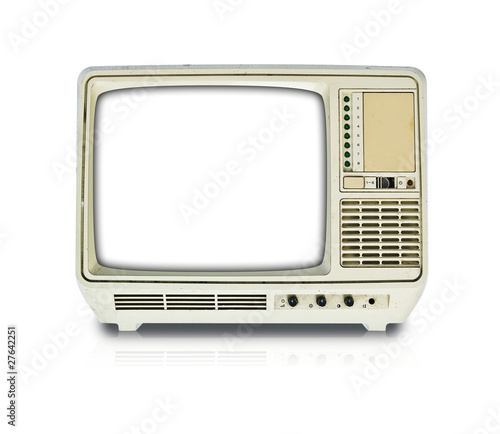 Foto: old television set old television set