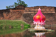 Krathong floats in the most