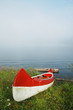 Canoe near the lake