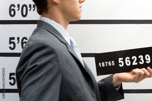 Photo: Young businessman mugshot Young businessman mugshot